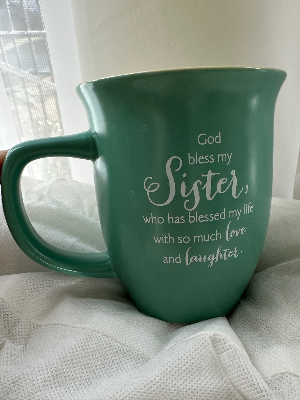 Abbey + CA Inspirational 'Sister' Ceramic Mug with Scripture